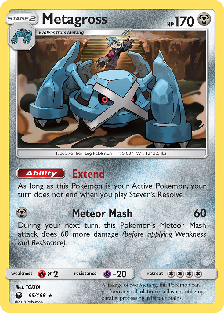 Metagross (95/168) (League Promo) [Sun & Moon: Celestial Storm] | Odin's Place