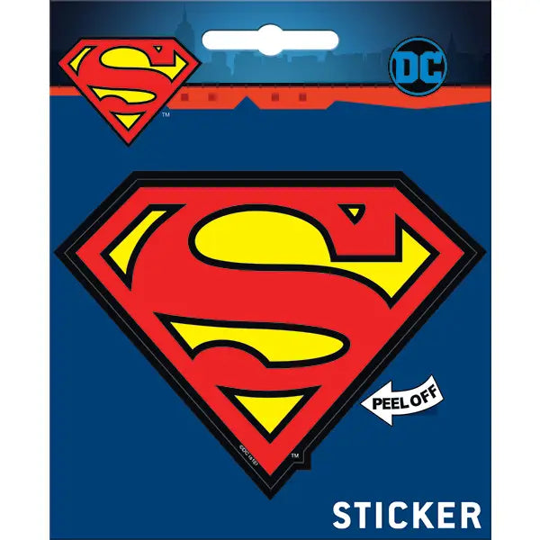 DC Comics Superman Logo Sticker | Dragon's Lair Comics and Fantasy Houston TX
