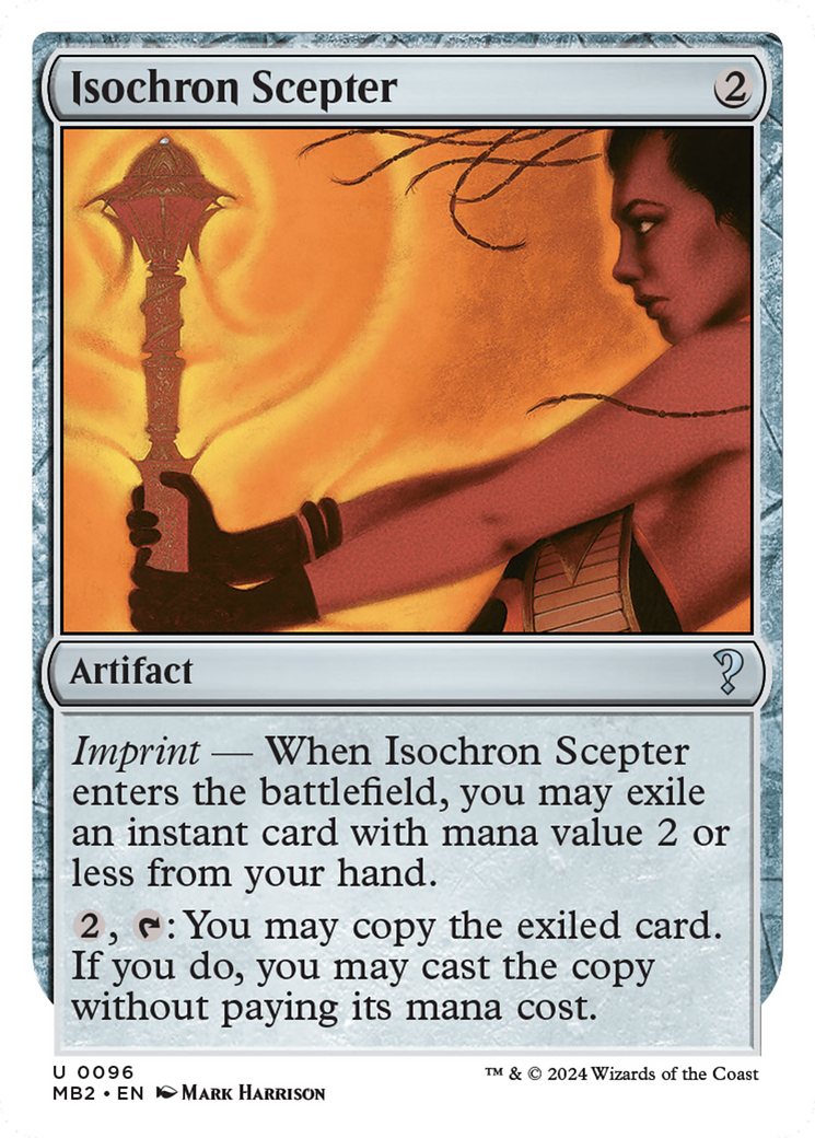 Isochron Scepter (White Border) [Mystery Booster 2] | Dragon's Lair Comics and Fantasy Houston TX