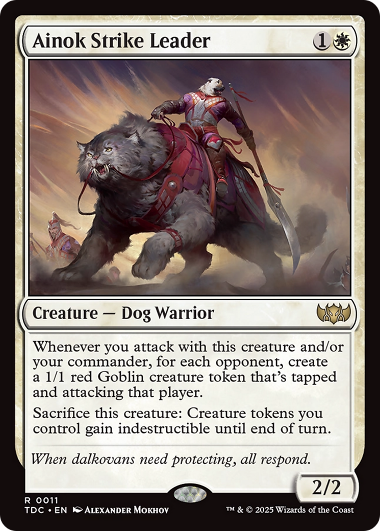 Ainok Strike Leader [Tarkir: Dragonstorm Commander] | Dragon's Lair Comics and Fantasy Houston TX