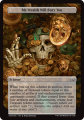 My Wealth Will Bury You (Full Art) [Duskmourn: Archenemy] | Dragon's Lair Comics and Fantasy Houston TX
