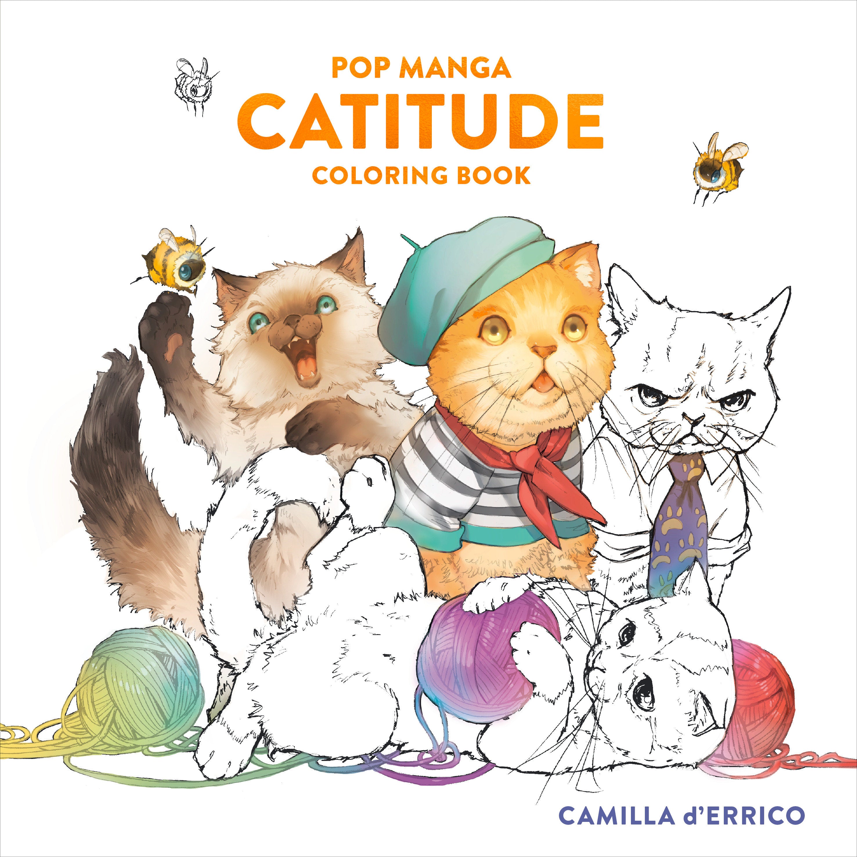 Pop Manga Catitude Coloring Book | Dragon's Lair Comics and Fantasy Houston TX