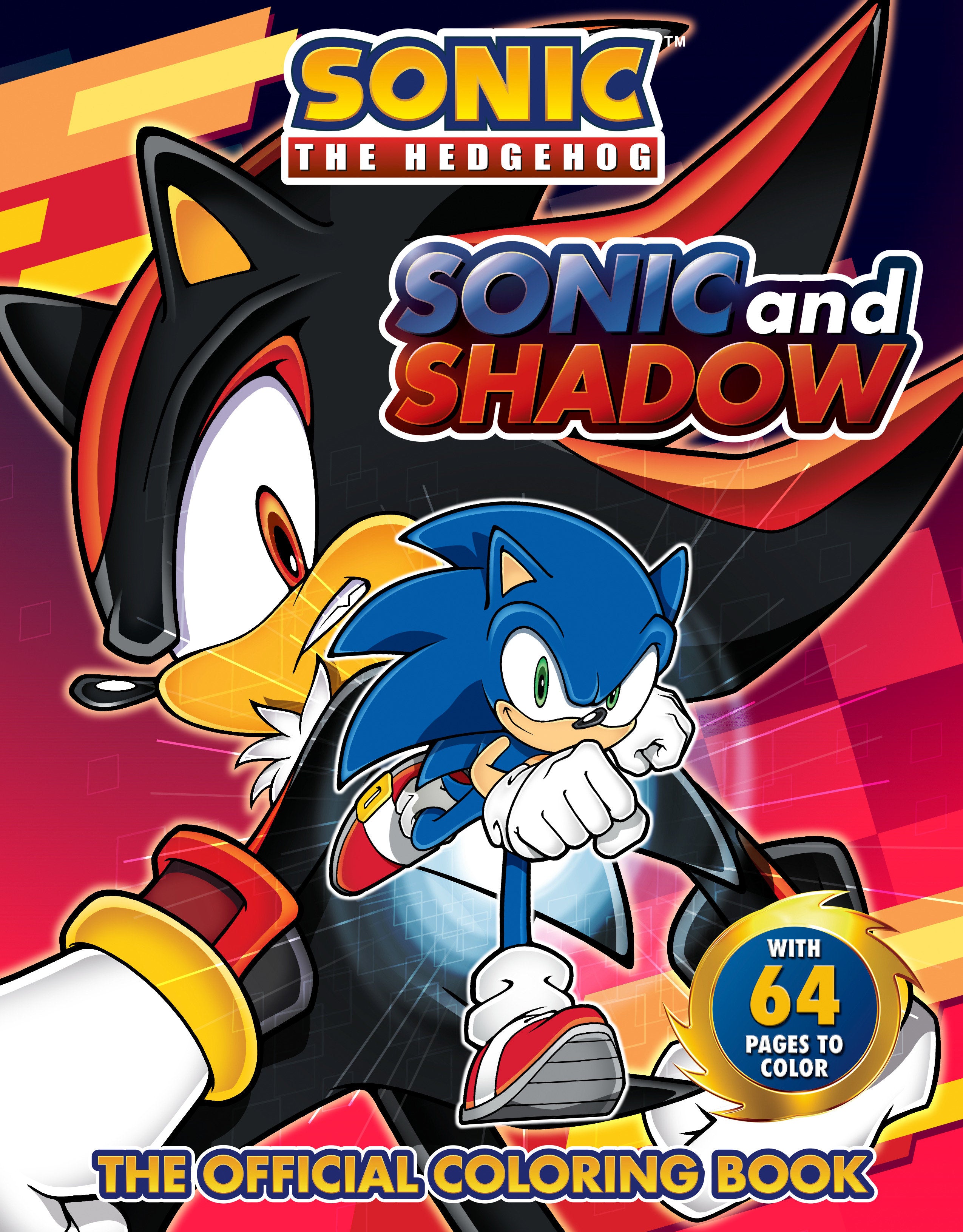Sonic And Shadow: The Official Coloring Book | Dragon's Lair Comics and Fantasy Houston TX