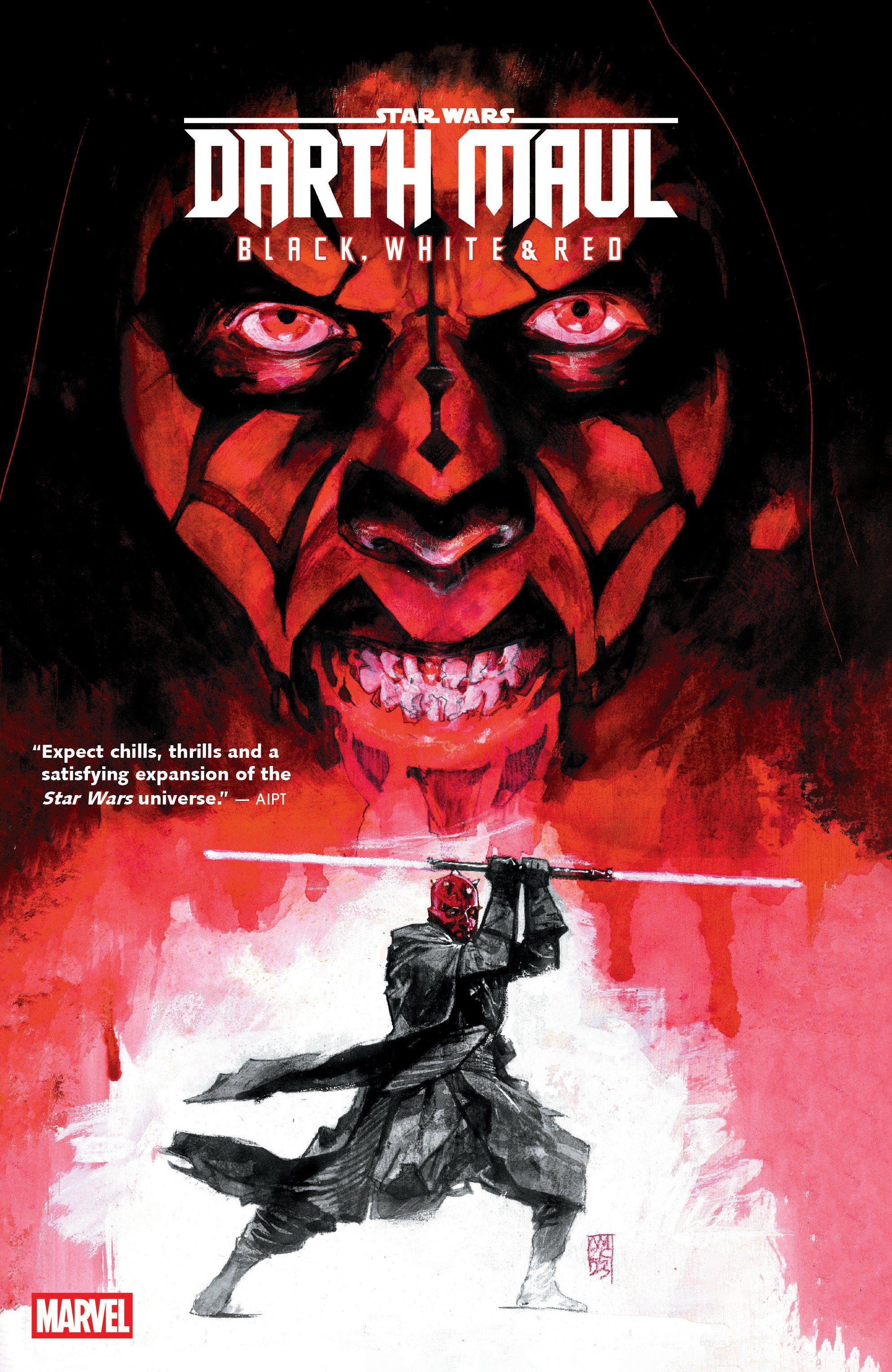 Star Wars: Darth Maul   Black, White & Red | Odin's Place