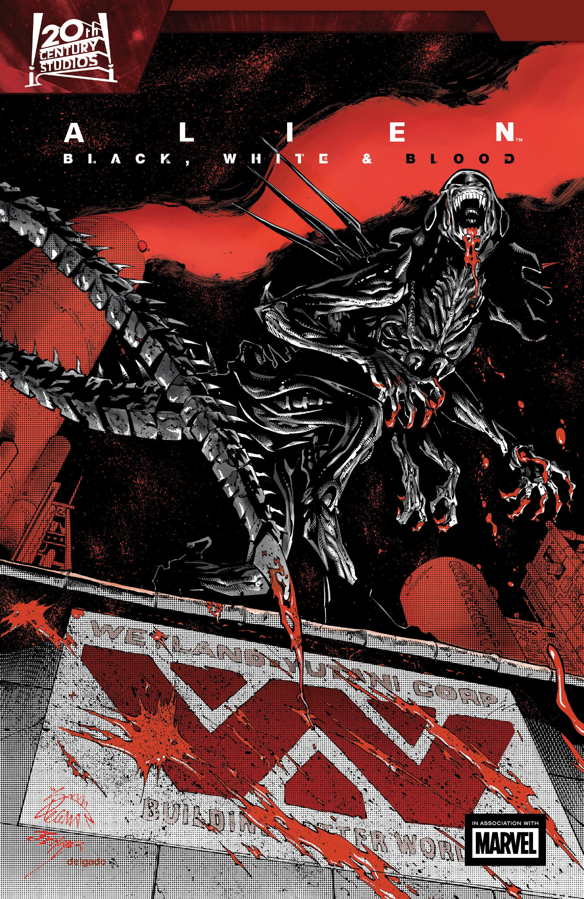 Alien: Black, White & Blood | Dragon's Lair Comics and Fantasy Houston TX