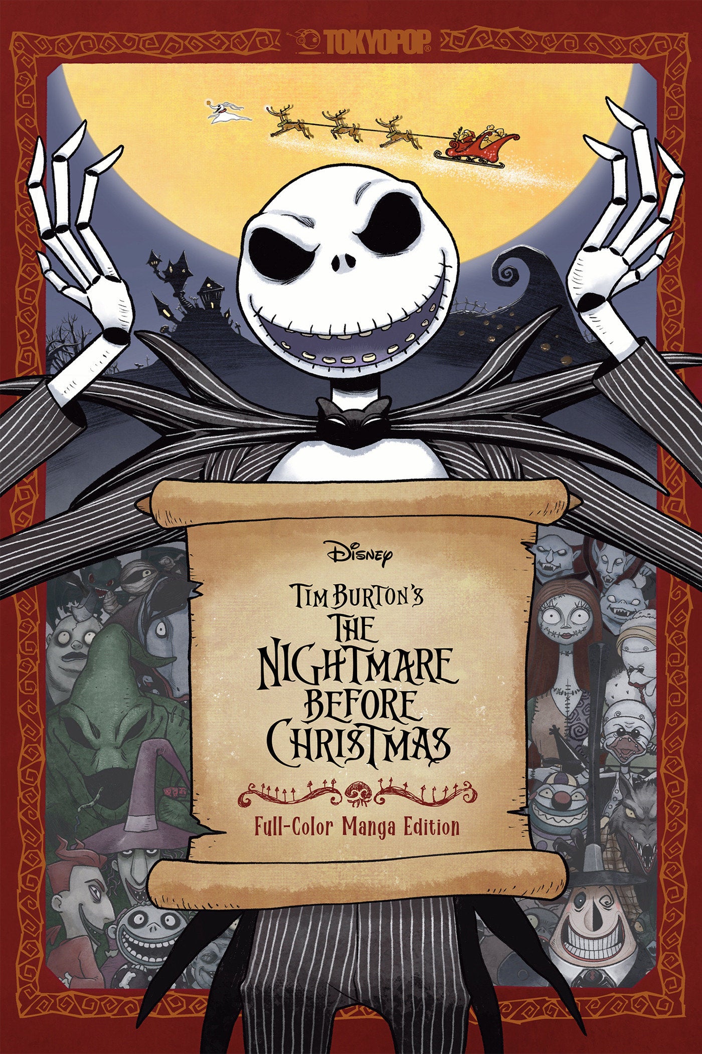 Disney Tim Burton'S The Nightmare Before Christmas Full-Color Manga Edition | Dragon's Lair Comics and Fantasy Houston TX