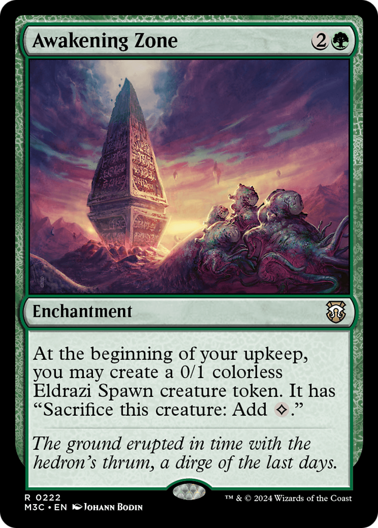 Awakening Zone (Ripple Foil) [Modern Horizons 3 Commander] | Dragon's Lair Comics and Fantasy Houston TX