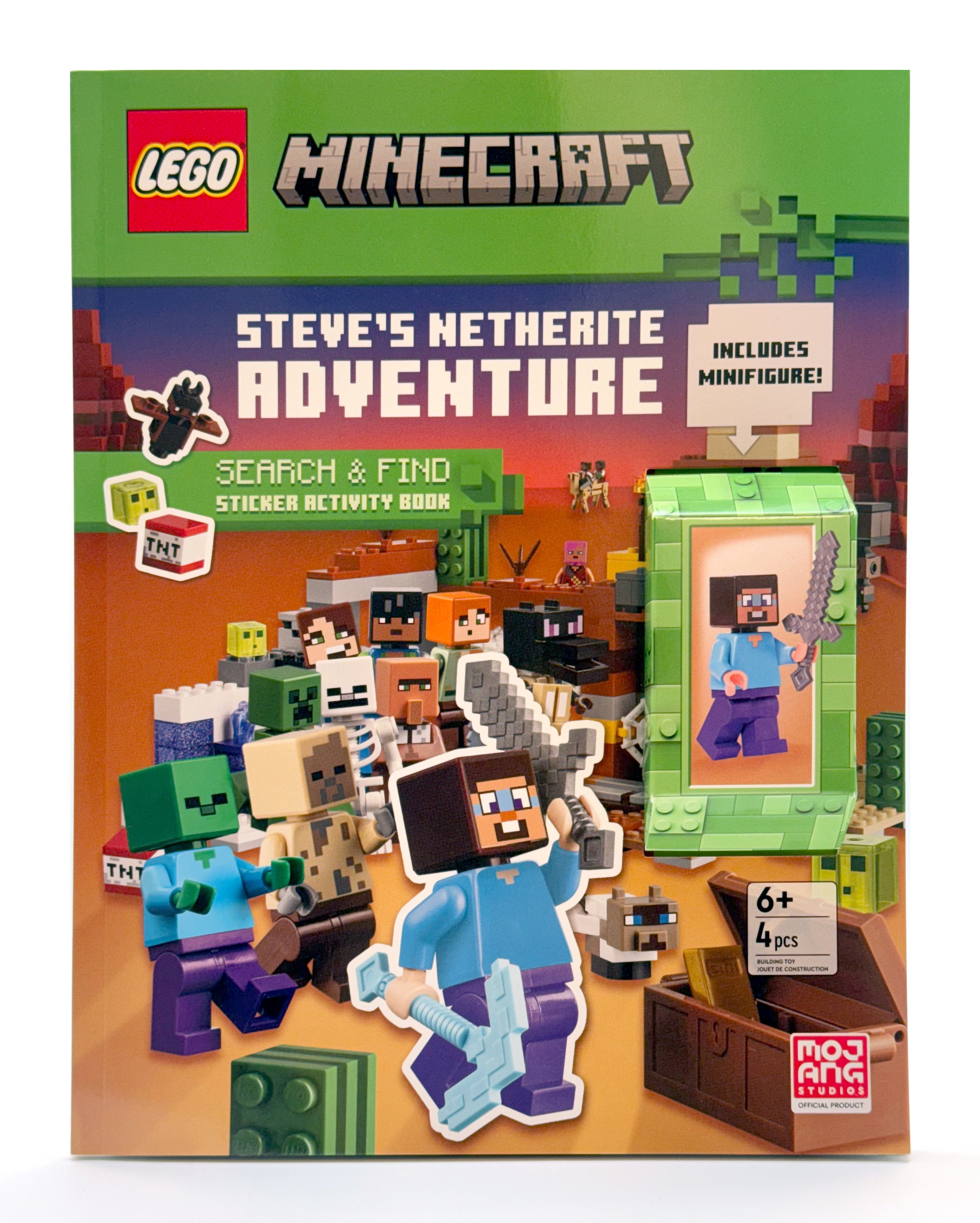 Steve'S Netherite Adventure (Lego Minecraft) | Dragon's Lair Comics and Fantasy Houston TX
