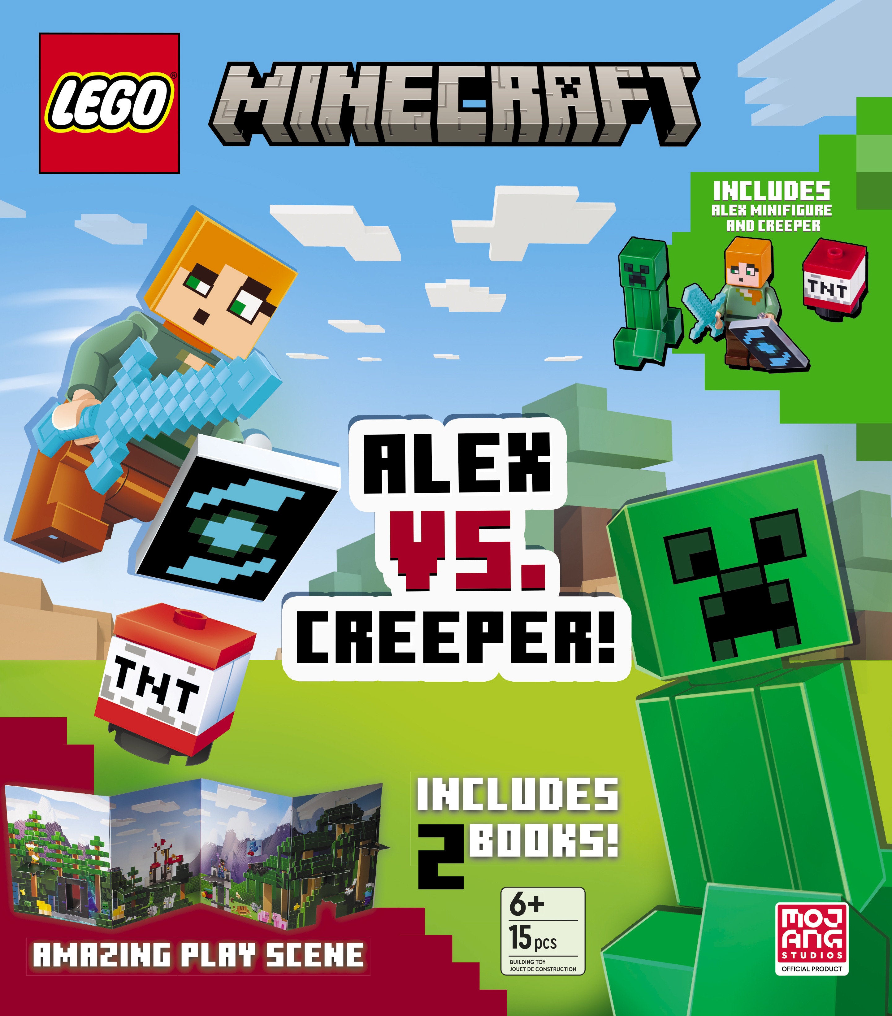Alex vs. Creeper (Lego Minecraft) | Dragon's Lair Comics and Fantasy Houston TX