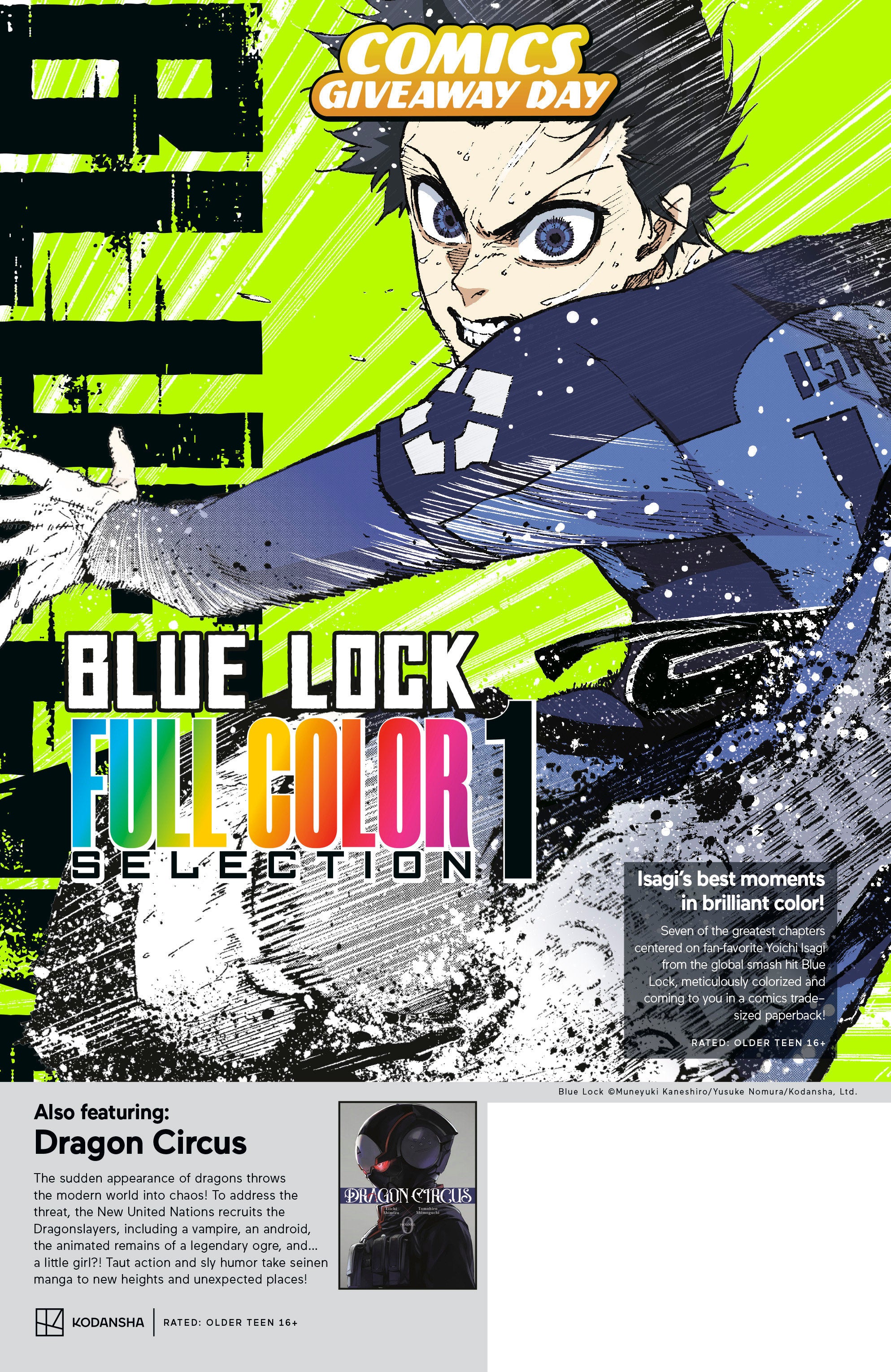 Kodansha Blue Lock Full Color Selection & Dragon Circus Cgd 2026 (Bundle Of 20) | Odin's Place