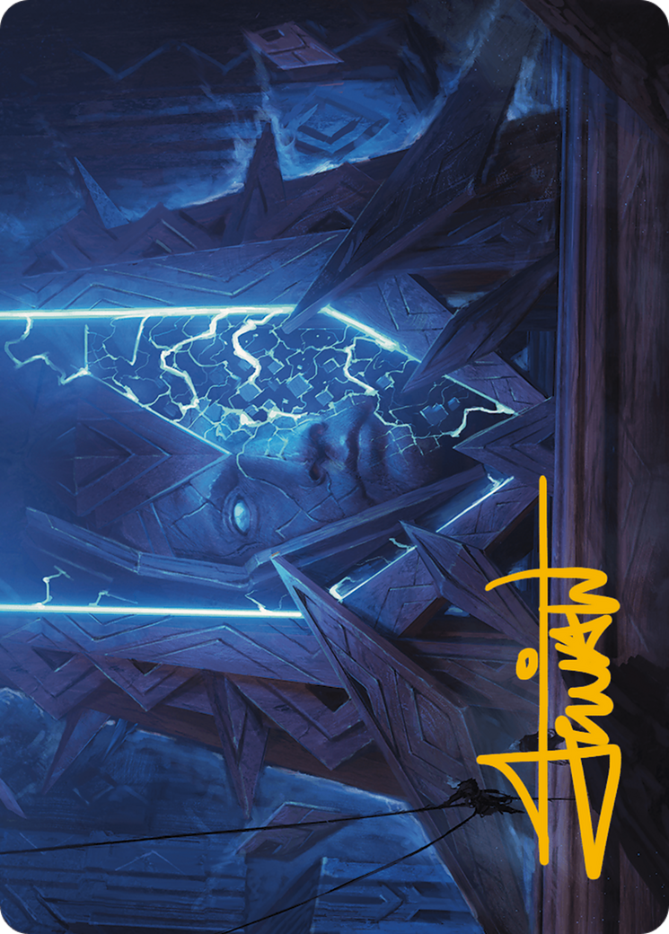 Stone Idol Generator Art Card (Gold-Stamped Signature) [Modern Horizons 3 Art Series] | Dragon's Lair Comics and Fantasy Houston TX