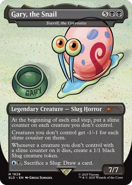 Gary, the Snail - Toxrill, the Corrosive [Secret Lair Drop Series] | Dragon's Lair Comics and Fantasy Houston TX