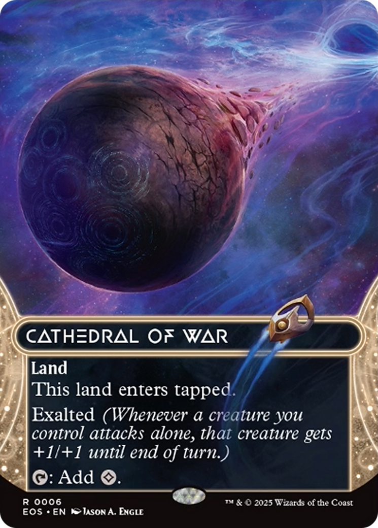 Cathedral of War (0006) (Borderless) [Edge of Eternities: Stellar Sights] | Dragon's Lair Comics and Fantasy Houston TX