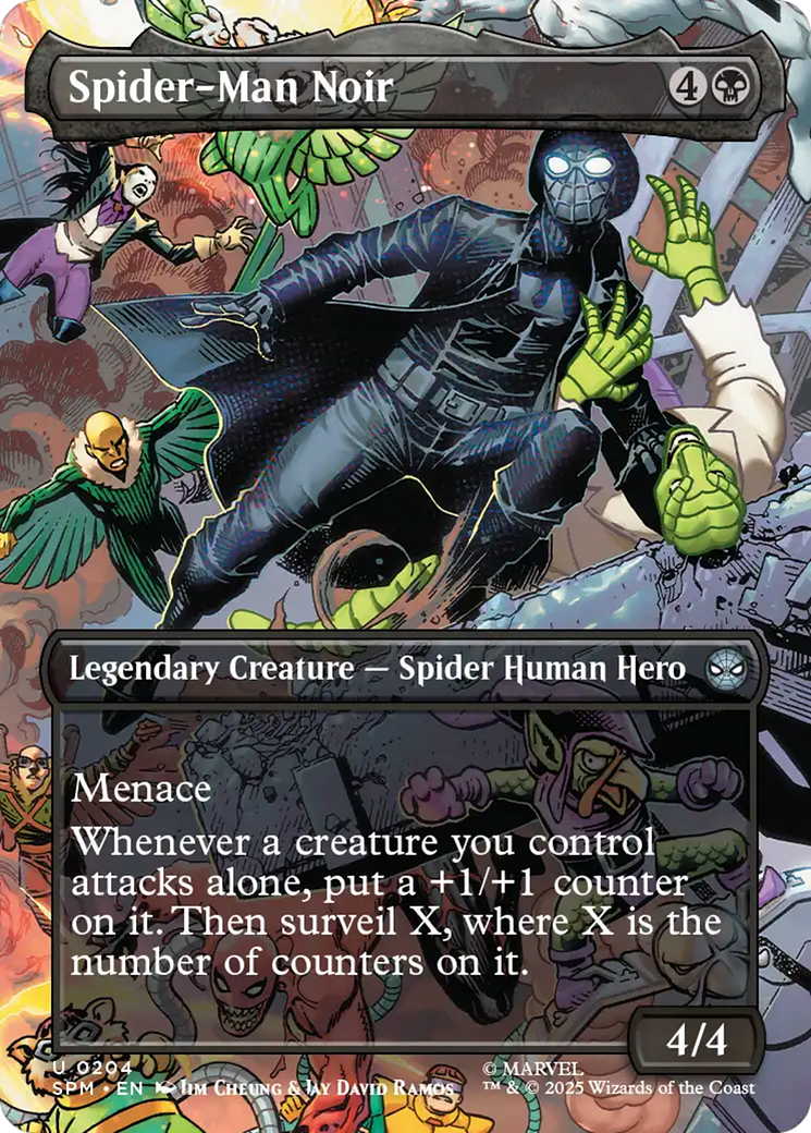 Spider-Man Noir (Borderless) [Marvel's Spider-Man] | Dragon's Lair Comics and Fantasy Houston TX