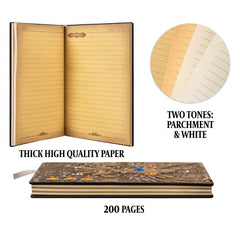 QMDirect 3D Faux-Leather Notebook / Journal - Gold Phoenix | Dragon's Lair Comics and Fantasy Houston TX