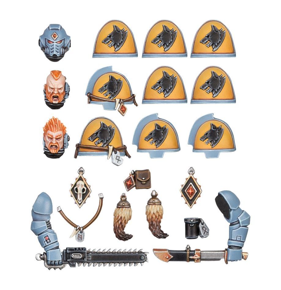 Warhammer 40K: Space Marine Space Wolves Primaris Upgrades | Dragon's Lair Comics and Fantasy Houston TX