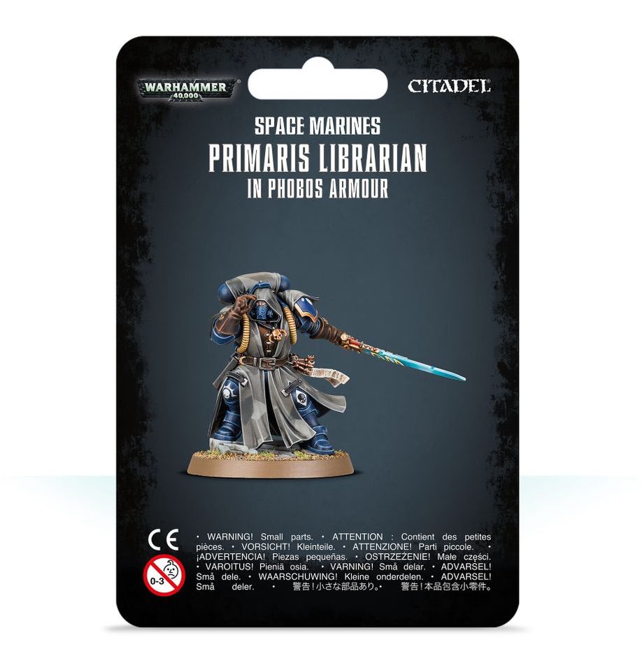 Warhammer 40K: Space Marines Primaris Librarian In Phobos Armour | Dragon's Lair Comics and Fantasy Houston TX