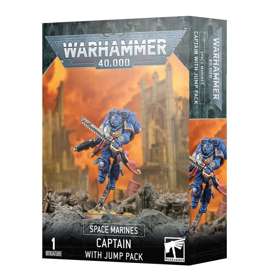 Warhammer 40k: Space Marines Captain with Jump Pack | Dragon's Lair Comics and Fantasy Houston TX