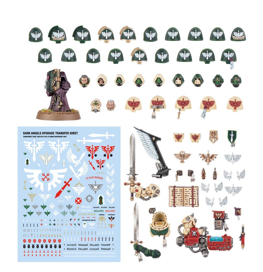 Warhammer 40k: Dark Angels: Upgrades & Transfers | Dragon's Lair Comics and Fantasy Houston TX