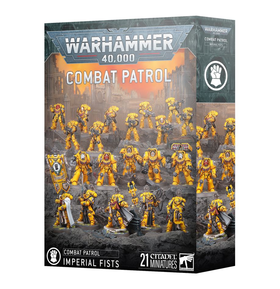 Warhammer 40k: Space Marines Imperial Fists Combat Patrol | Dragon's Lair Comics and Fantasy Houston TX