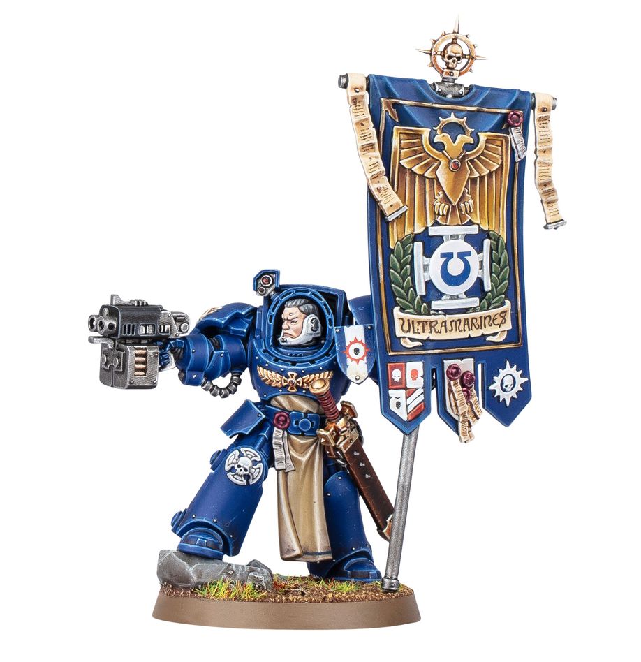 Warhammer 40k: Space Marines Ancient in Terminator Armour | Odin's Place