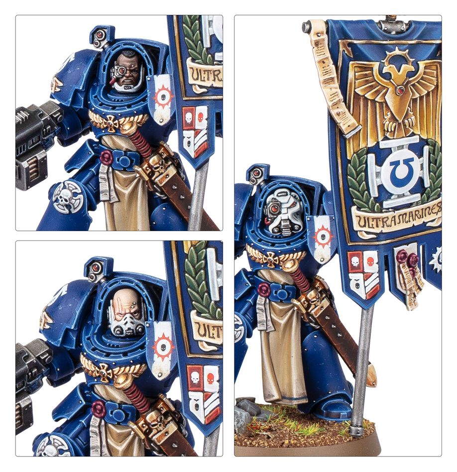 Warhammer 40k: Space Marines Ancient in Terminator Armour | Odin's Place