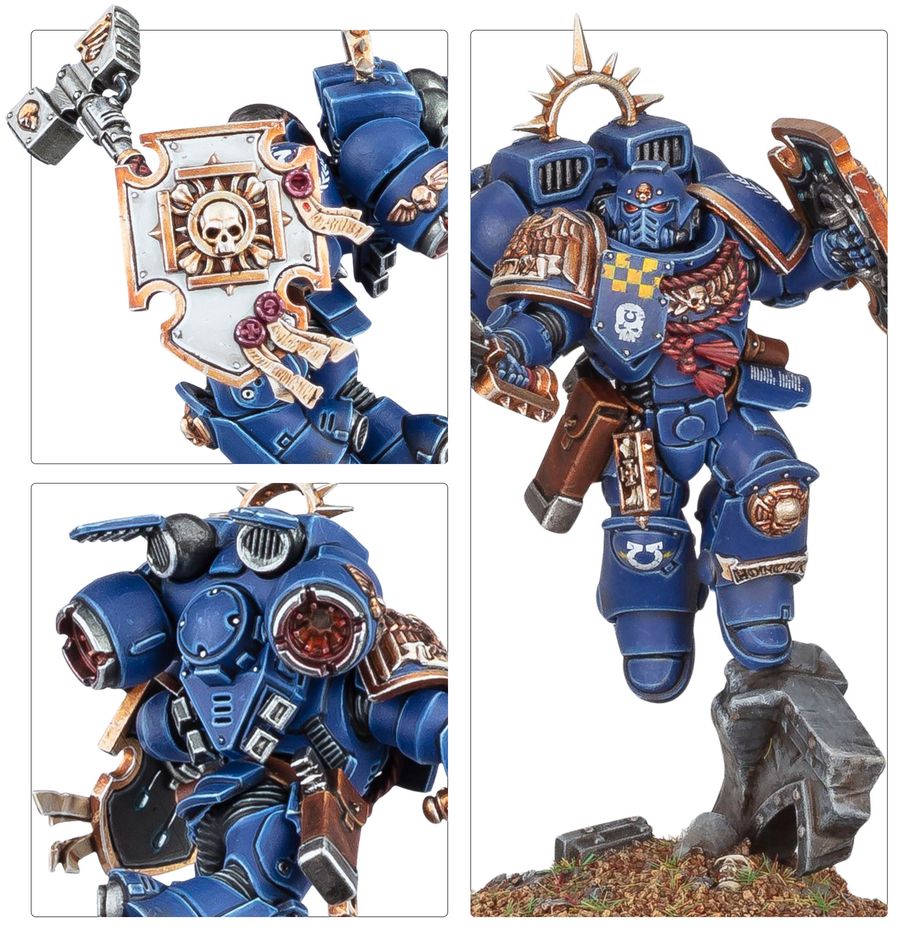 Warhammer 40k: Space Marines Captain With Jump Pack and Relic Shield | Dragon's Lair Comics and Fantasy Houston TX