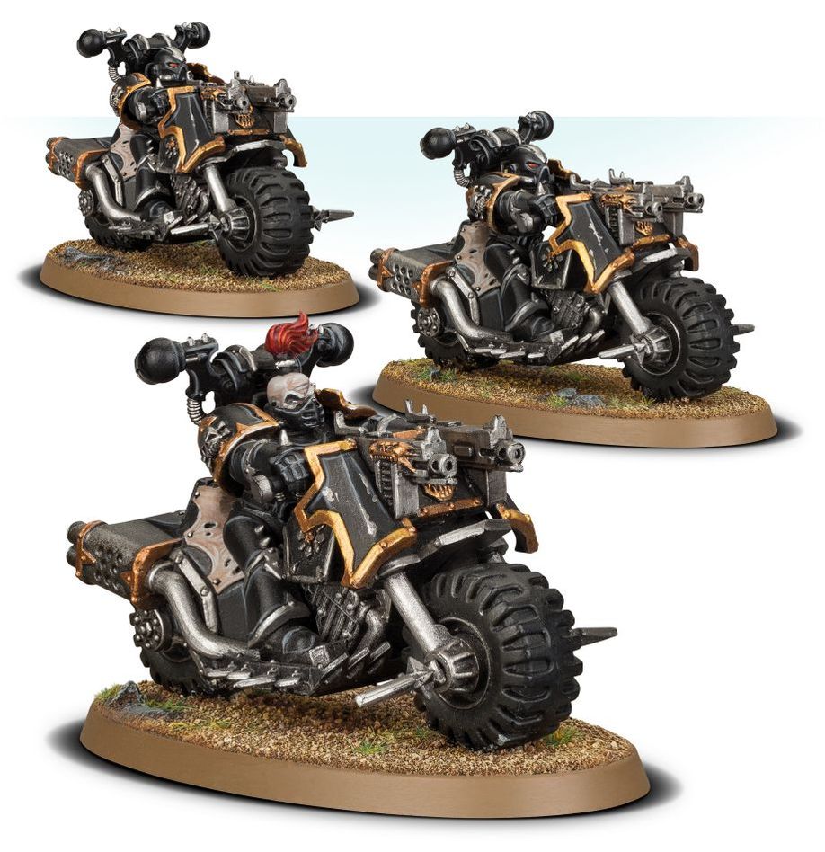 Warhammer 40K: Chaos Space Marines: Chaos Bikers | Dragon's Lair Comics and Fantasy Houston TX