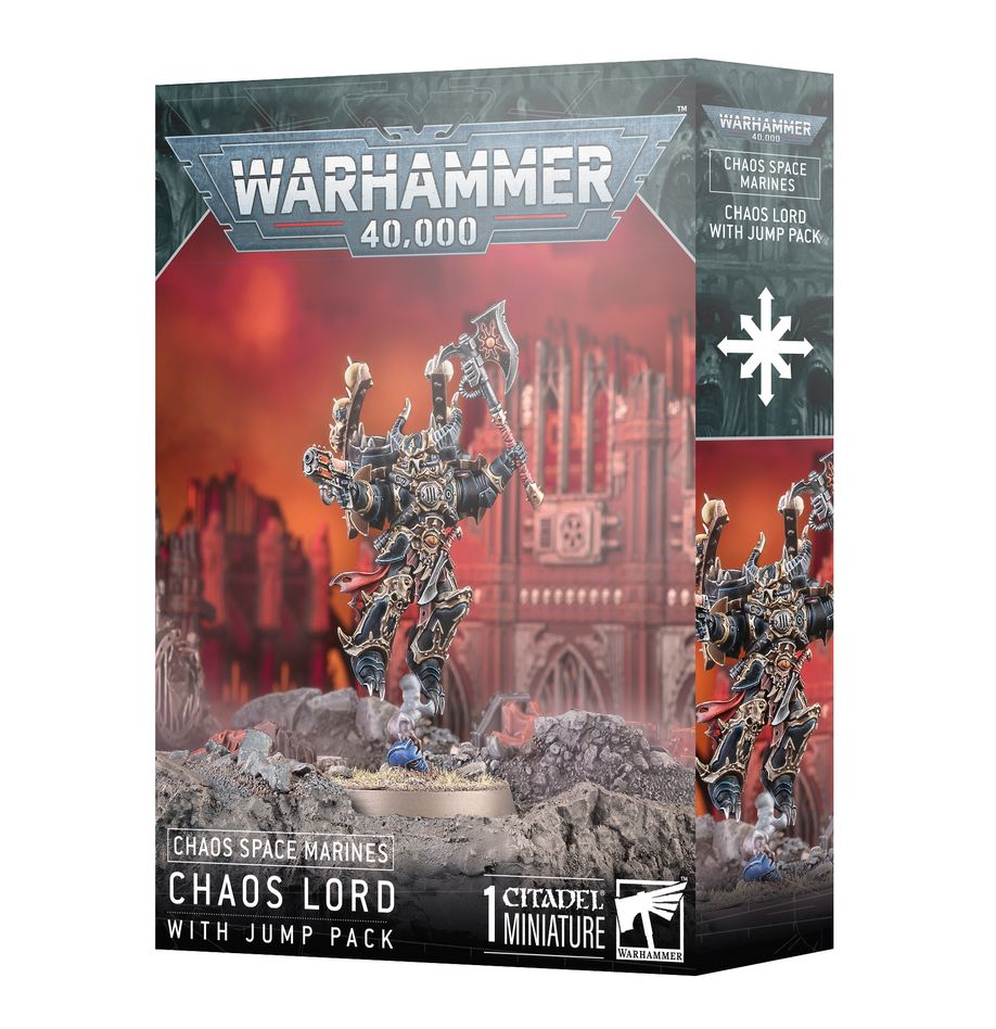 Warhammer 40k: Chaos Space Marines Chaos Lord with Jumpack | Dragon's Lair Comics and Fantasy Houston TX
