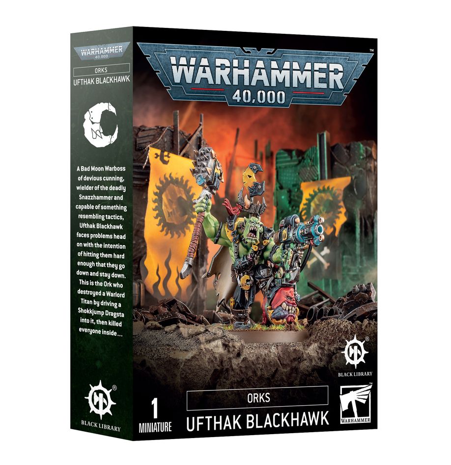 Warhammer 40K: Orks Ufthak Blackhawk Black Library Edition | Dragon's Lair Comics and Fantasy Houston TX