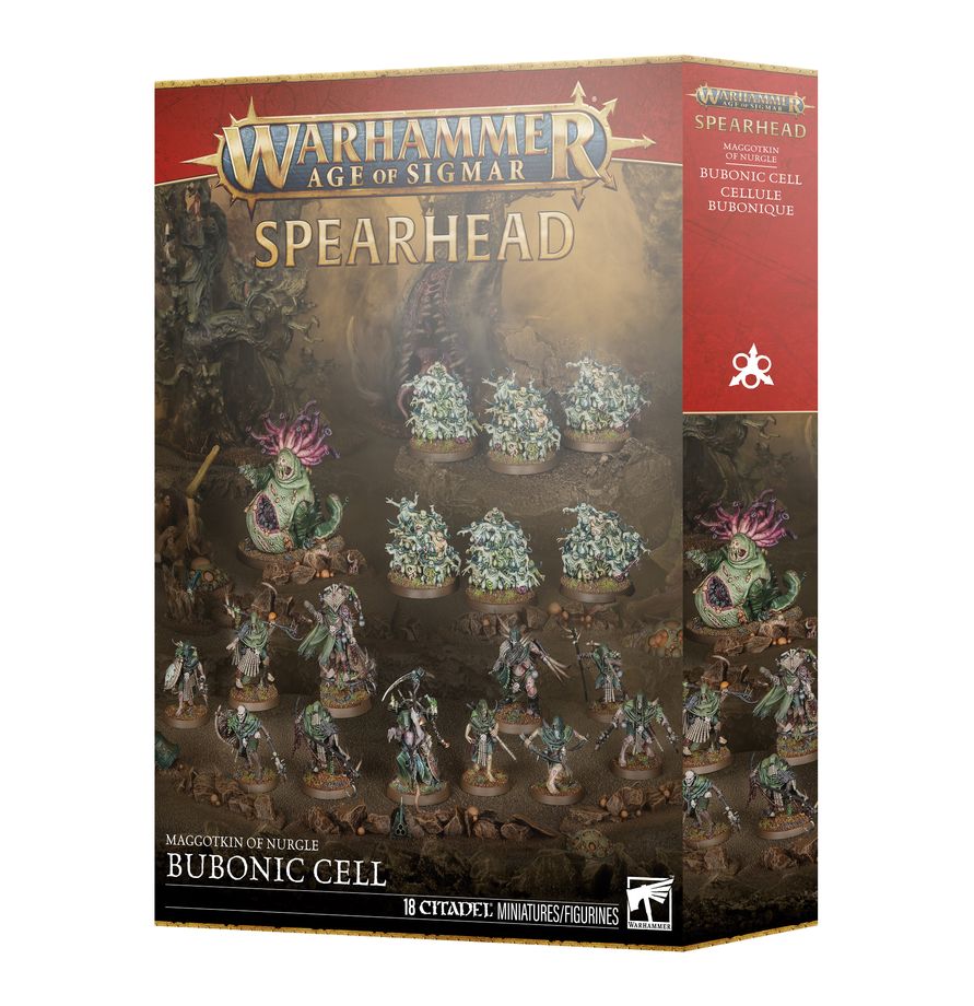 Warhammer Age of Sigmar: Spearhead: Maggotkin of Nurgle – Bubonic Cell | Dragon's Lair Comics and Fantasy Houston TX