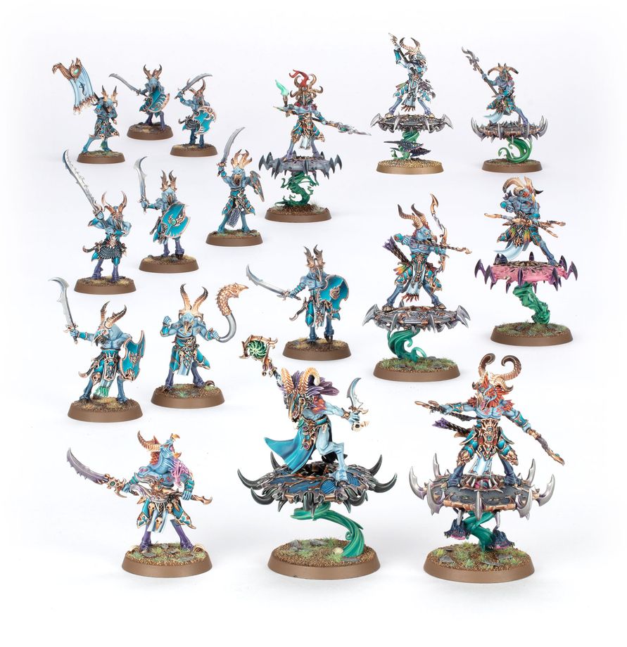 Warhammer Age of Sigmar: Spearhead - Disciples of Tzeentch, Tzaangor Warflock | Odin's Place