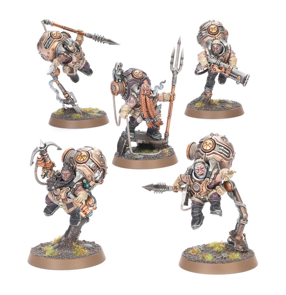 Warhammer Age of Sigmar: Kharadron Overlords Vongrim Harpoon Crew | Dragon's Lair Comics and Fantasy Houston TX