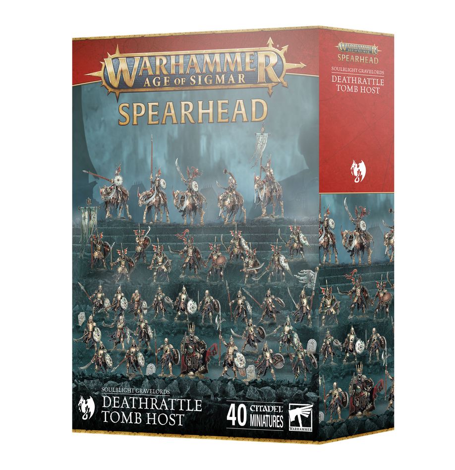 Warhammer Age of Sigmar: Spearhead Soulblight Gravelords – Deathrattle Tomb Host | Dragon's Lair Comics and Fantasy Houston TX