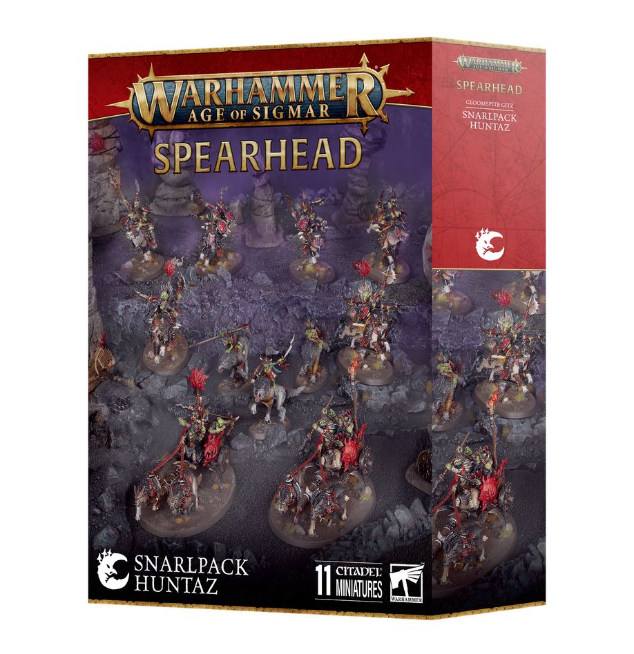 Warhammer Age of Sigmar: Spearhead: Gloomspite Gitz – Snarlpack Huntaz | Dragon's Lair Comics and Fantasy Houston TX