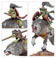 Warhammer Ager of Sigmar: Gloomspite Gitz Snarlboss & Wolfgit Retinue | Dragon's Lair Comics and Fantasy Houston TX
