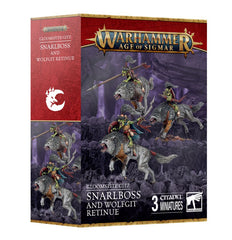 Warhammer Ager of Sigmar: Gloomspite Gitz Snarlboss & Wolfgit Retinue | Dragon's Lair Comics and Fantasy Houston TX