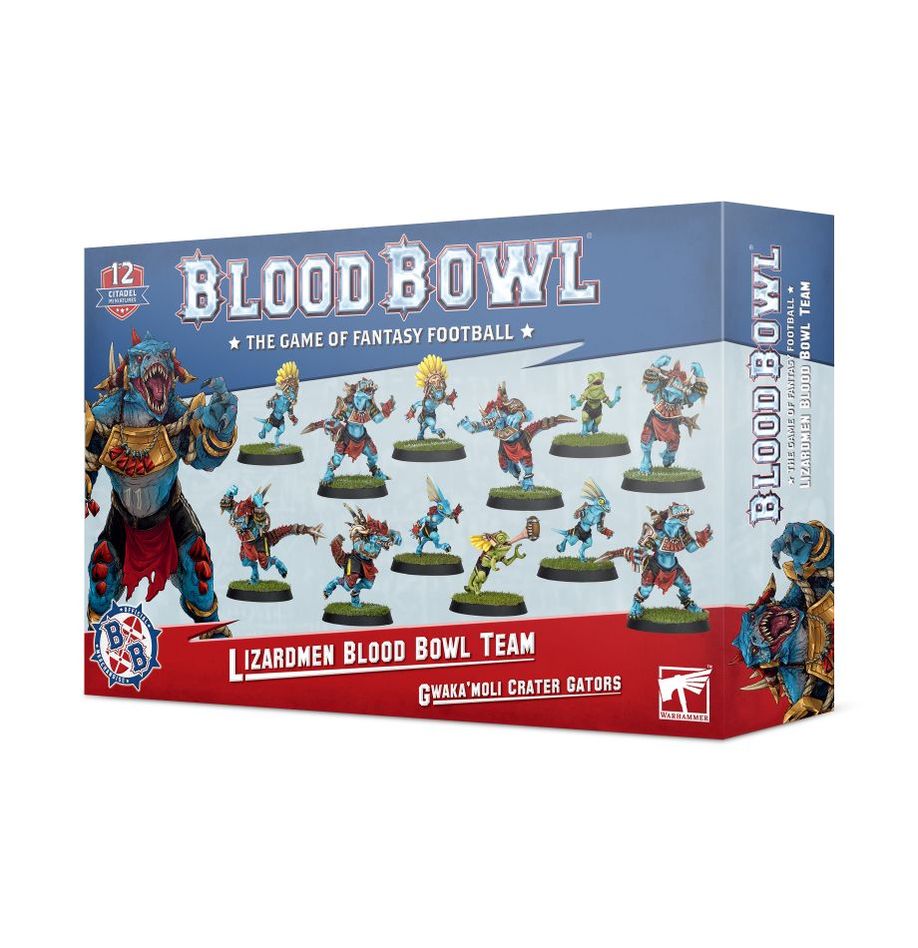 Lizardmen Blood Bowl Team – Gwaka'moli Crater Gators | Dragon's Lair Comics and Fantasy Houston TX