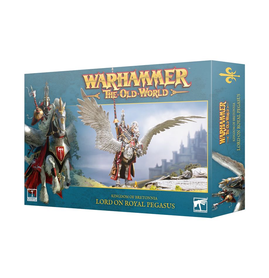 Warhammer Old World: Kingdom of Bretonnia Lord on Royal Pegasus | Dragon's Lair Comics and Fantasy Houston TX