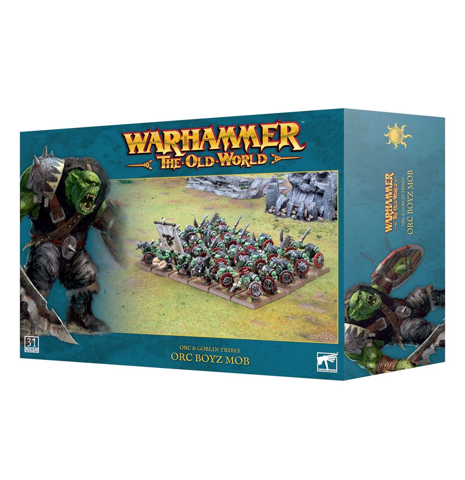 Warhammer Old World: Orc and Goblin Tribes Black Orc Mob | Dragon's Lair Comics and Fantasy Houston TX