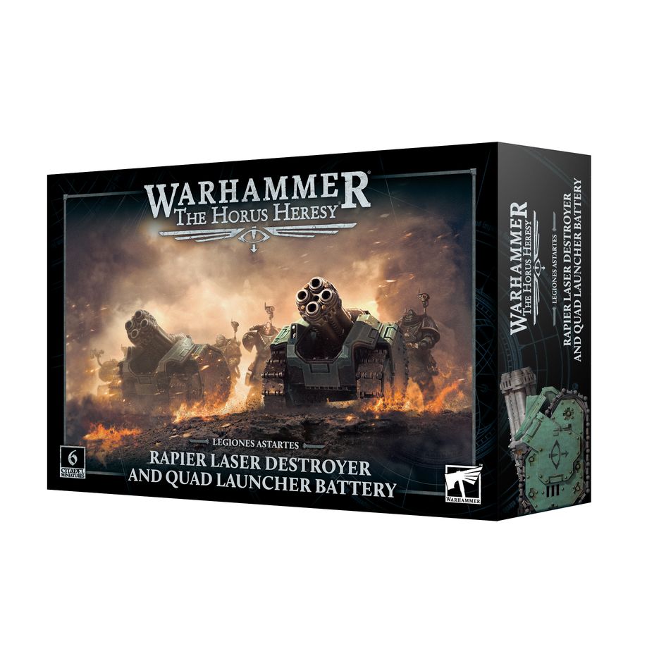 Warhammer Horus Heresy: Rapier Laser Destroyer and Quad Launcher Battery | Dragon's Lair Comics and Fantasy Houston TX