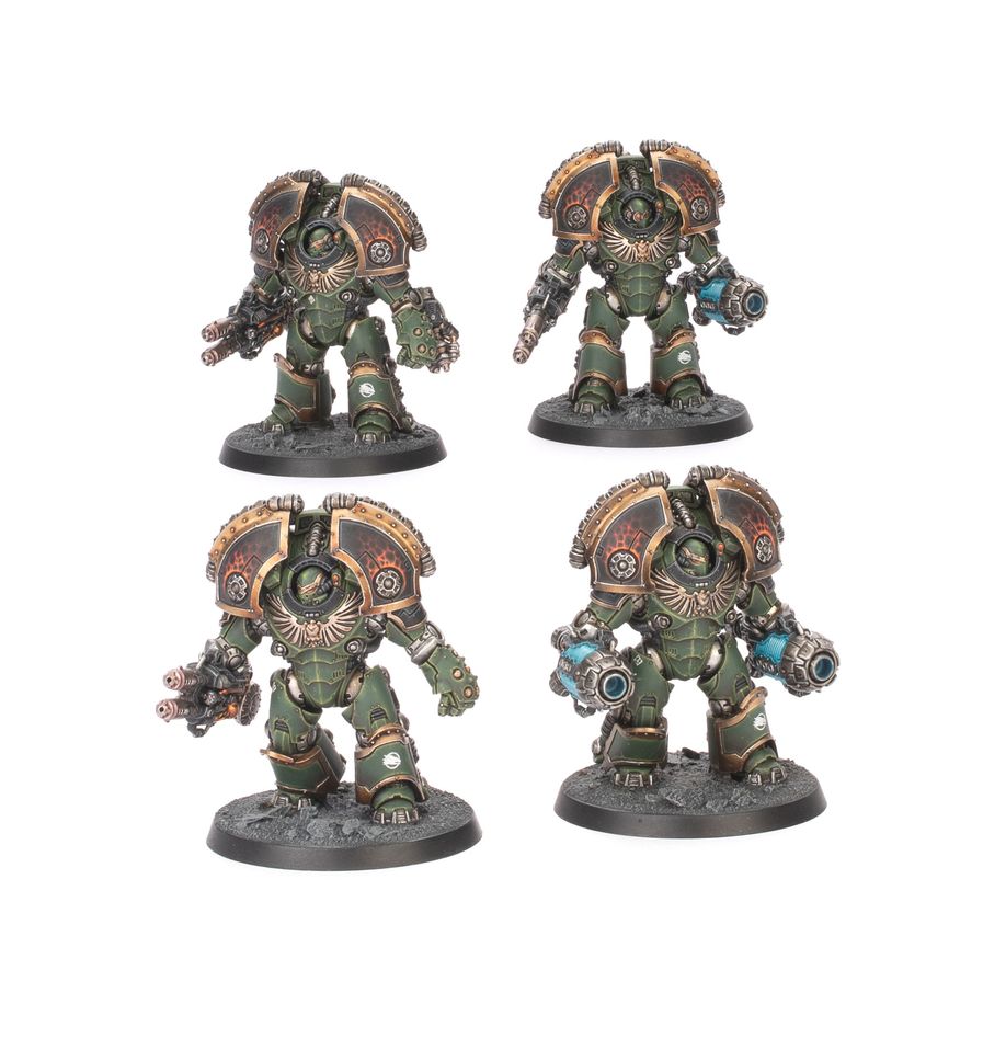 Warhammer Horus Heresy: Saturnine Terminator Squad | Dragon's Lair Comics and Fantasy Houston TX