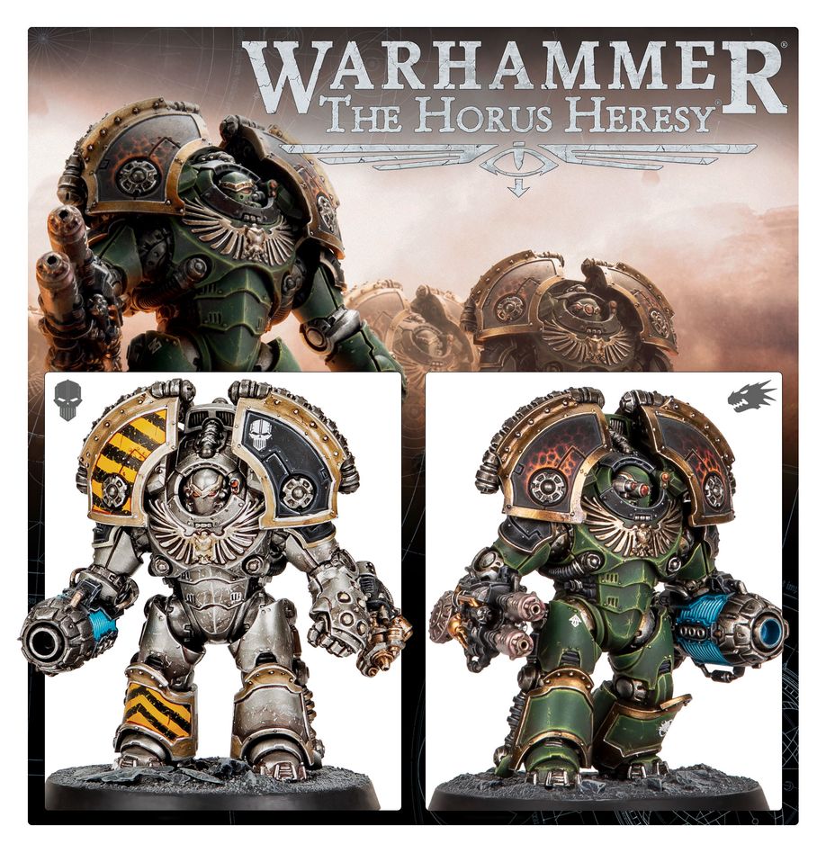 Warhammer Horus Heresy: Saturnine Terminator Squad | Dragon's Lair Comics and Fantasy Houston TX