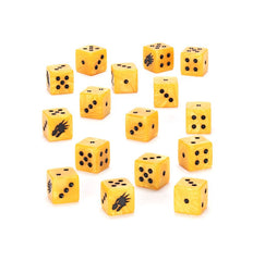 Warhammer 40k: Salamanders Dice Set | Dragon's Lair Comics and Fantasy Houston TX