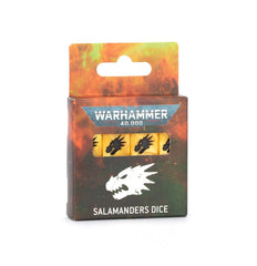 Warhammer 40k: Salamanders Dice Set | Dragon's Lair Comics and Fantasy Houston TX