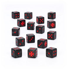 Warhammer 40k: Black Templar Dice Set | Dragon's Lair Comics and Fantasy Houston TX