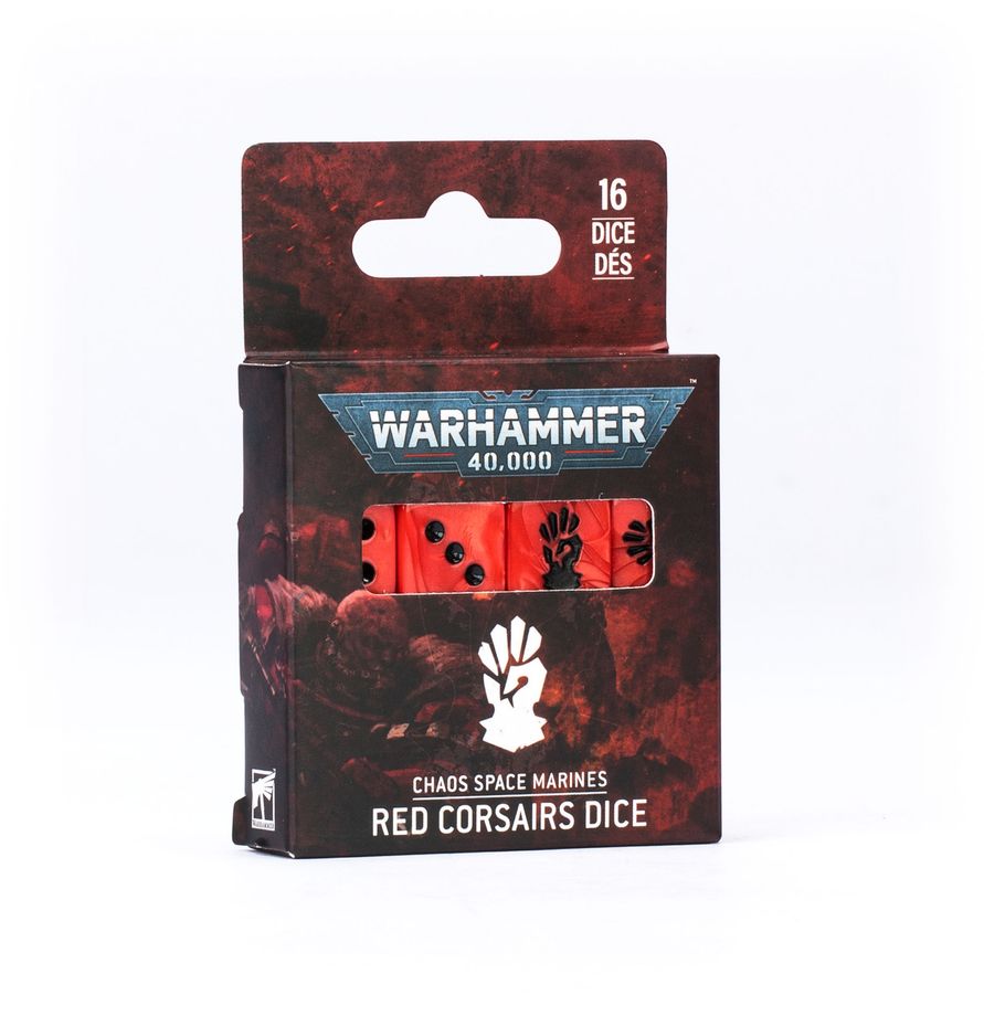 Warhammer 40k: Red Corsairs Dice | Odin's Place
