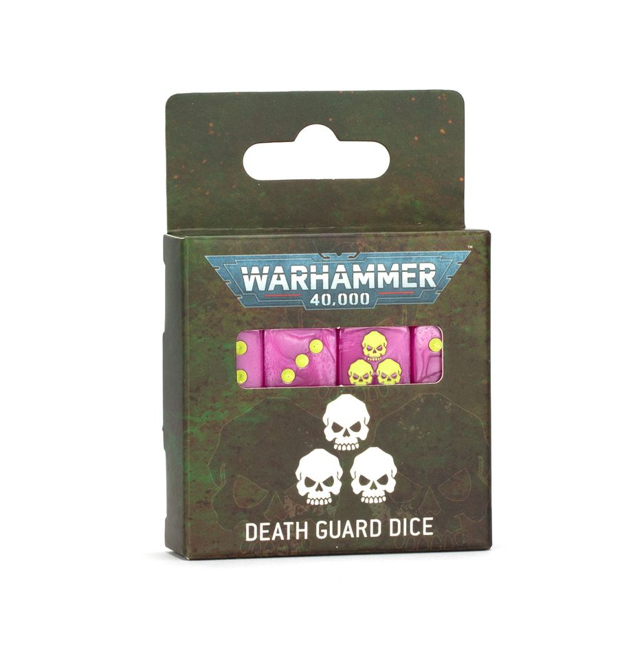 Warhammer 40k: Death Guard Dice | Dragon's Lair Comics and Fantasy Houston TX