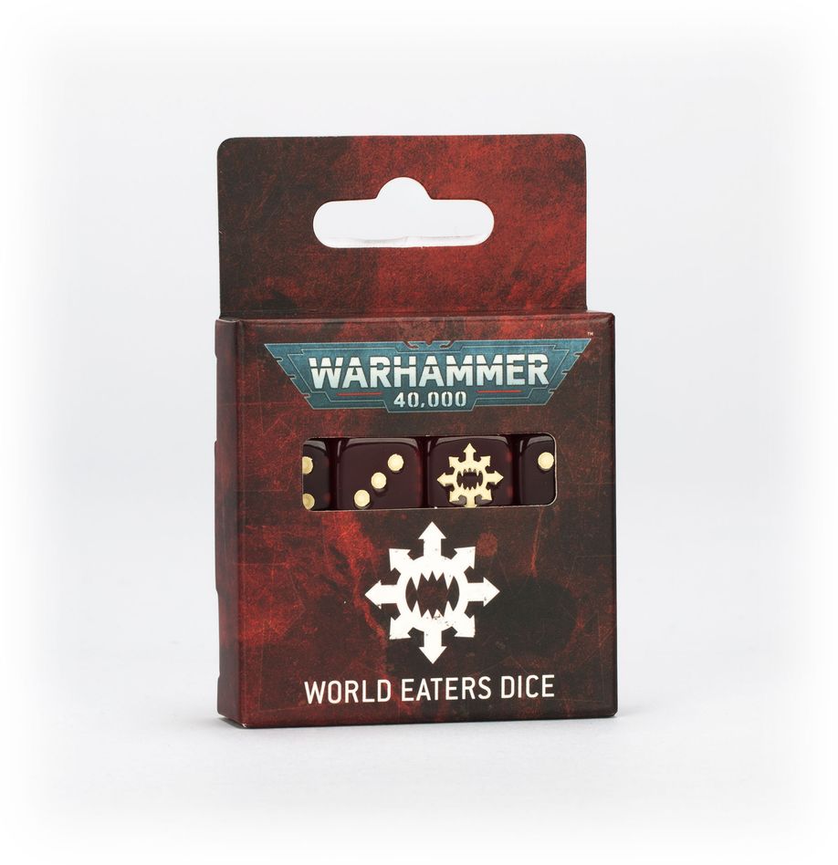 Warhammer 40k: World Eaters Dice | Dragon's Lair Comics and Fantasy Houston TX