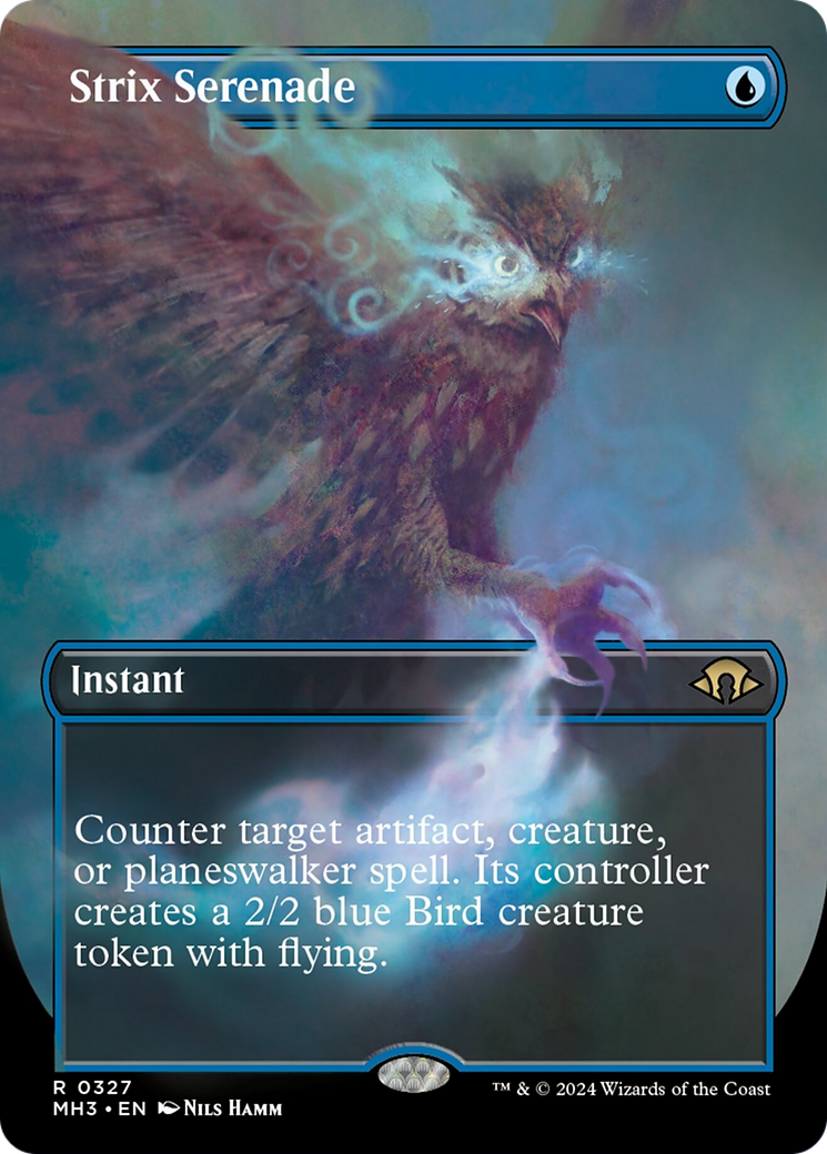 Strix Serenade (Borderless) [Modern Horizons 3] | Dragon's Lair Comics and Fantasy Houston TX